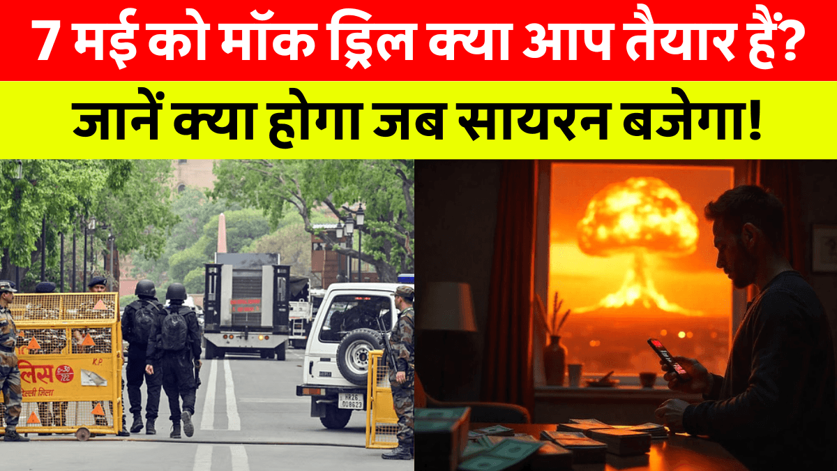 Mock Drill Alert On 7th May: 7 मई को मॉक ड्रिल: क्या आप तैयार हैं? जानें क्यों ये ड्रिल आपके लिए जानलेवा हो सकती है!