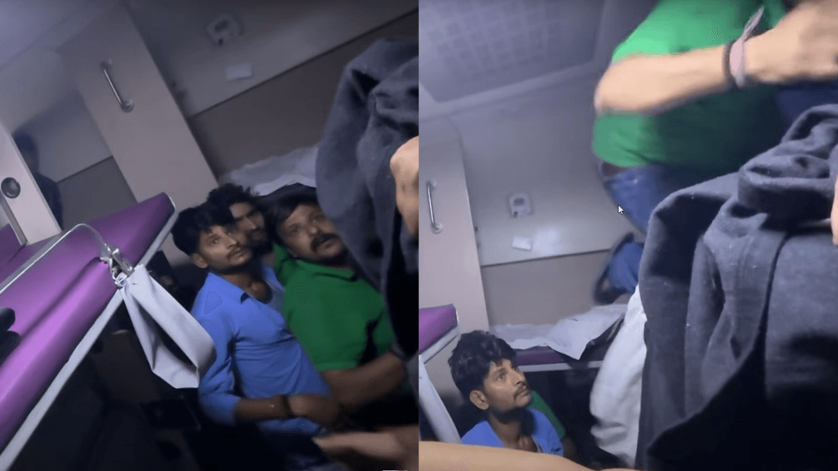 Viral Video: Youtuber पर ट्रेन में जानलेवा हमला! Hemkunt Express में मौत का सफर – वीडियो बना तो खींच लिया गया पैर!