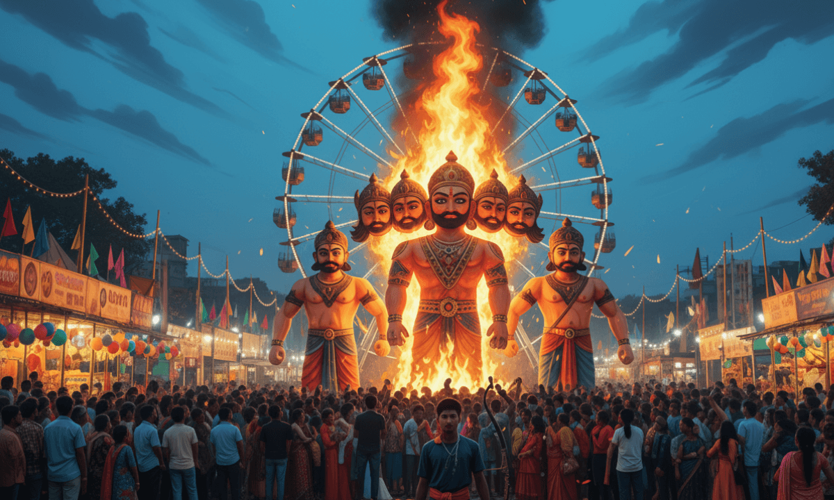 Ravan Dahan 2025 Timing: दशहरा पर जानें रावण दहन का सही मुहूर्त और पूजा का शुभ समय!