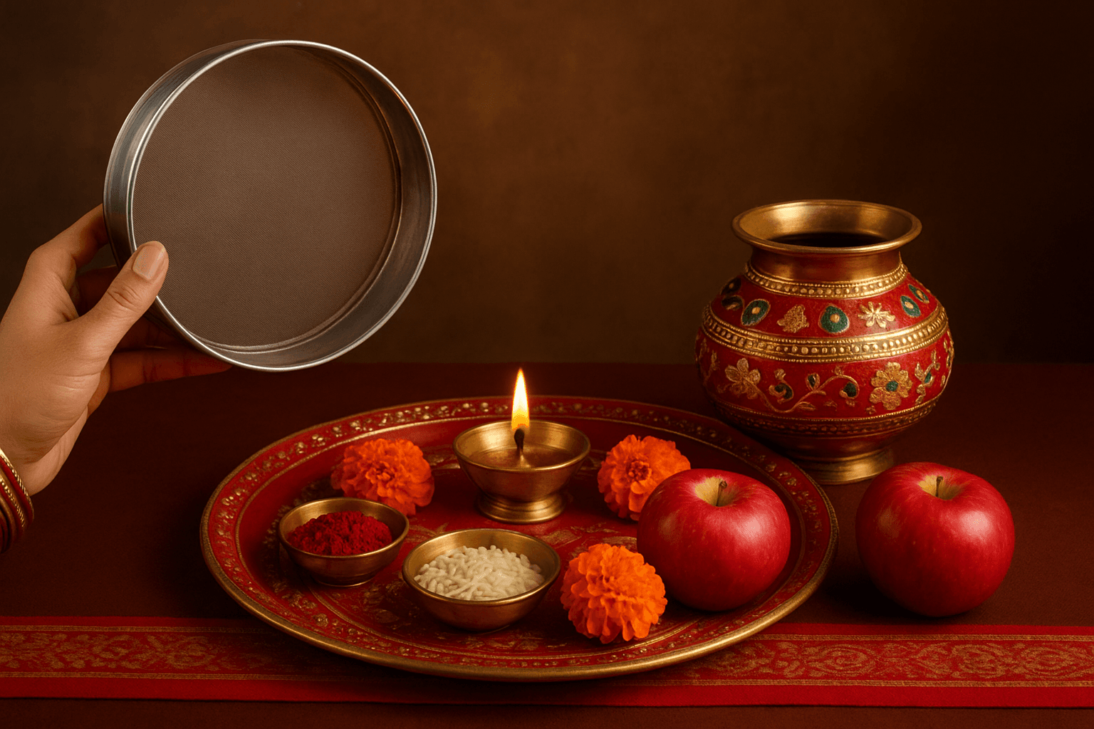 Karwa Chauth 2025: क्या है पूजा का शुभ मुहूर्त, शामिल करें ये पूजन सामग्री