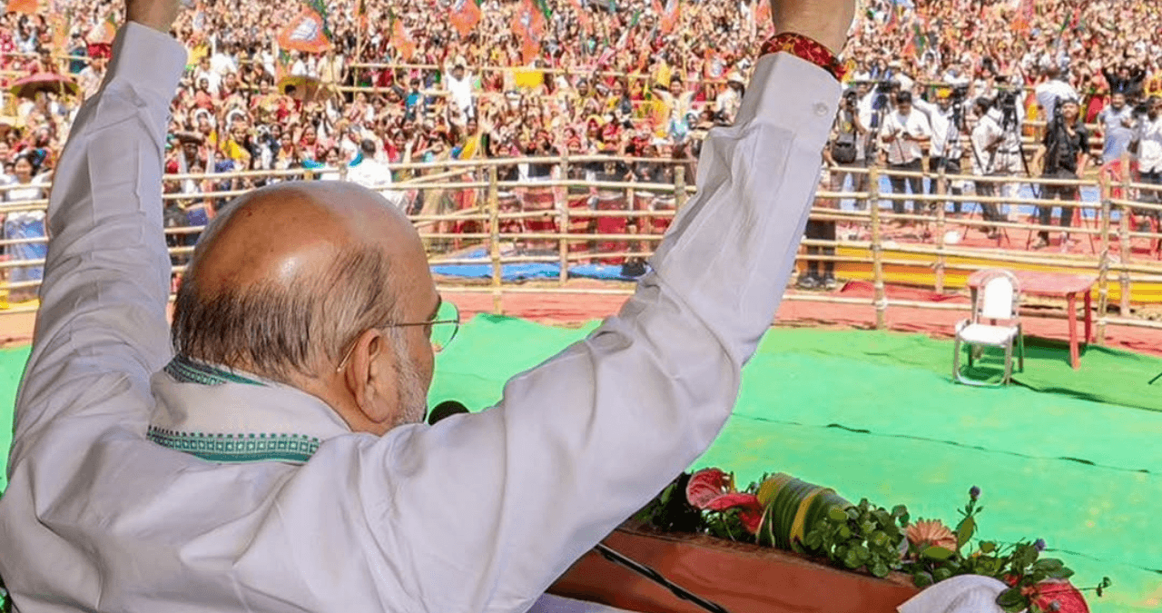 Assam Election: माहौल तेज, गृहमंत्री Amit Shah की रैली में दिखा जोश