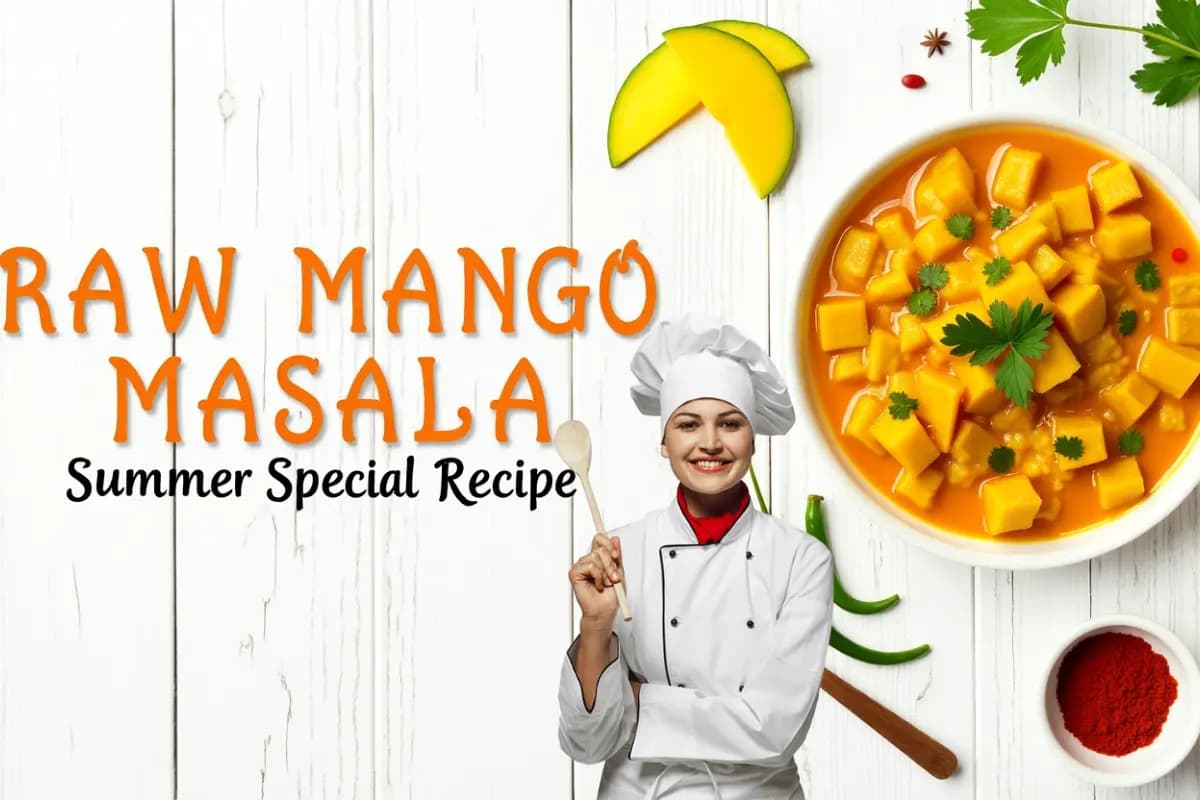 Raw Mango Masala Recipe: गर्मी में AC भूल जाएंगे! कच्चे आम से बनाएं ये मसालेदार रेसिपी, टेस्ट ऐसा कि उंगलियां चाटते रह जाएंगे!
