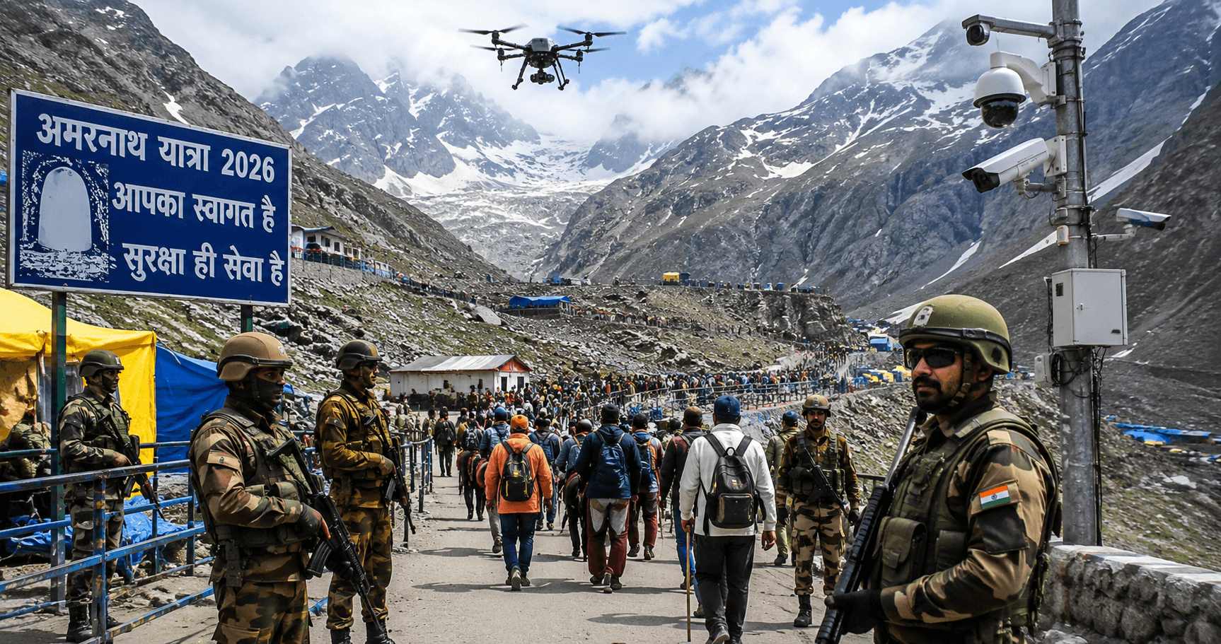 Amarnath Yatra 2026: सुरक्षा का अभेद कवच, 670 कंपनियां तैनात, चप्पे-चप्पे पर निगरानी