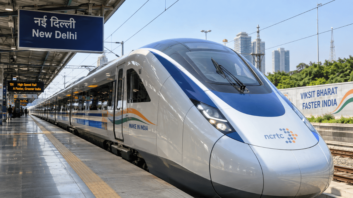 Delhi Varanasi Bullet Train: दिल्ली से पटना सिर्फ 4 घंटे 41 मिनट, 1557 KM का बुलेट ट्रेन रूट तैयार